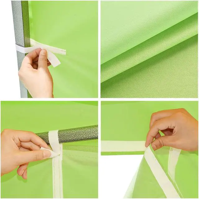 Alt view image 4 of 7 - InstaHibit Universal Privacy Sidewall UV30+ Fits 10x10ft Canopy Gazebo 2 Pieces