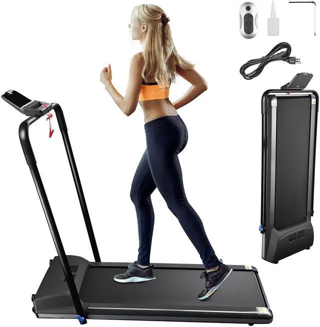 Alt view image 7 of 13 - 1100W Folding Electric Treadmill Portable Power Motorized Machine Running Jogging Gym Fitness