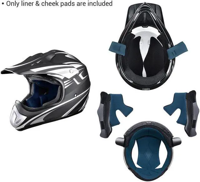 Alt view image 2 of 7 - AHR Replacement Top Liner and Cheek Pads Kit for H-VEN20 Size M