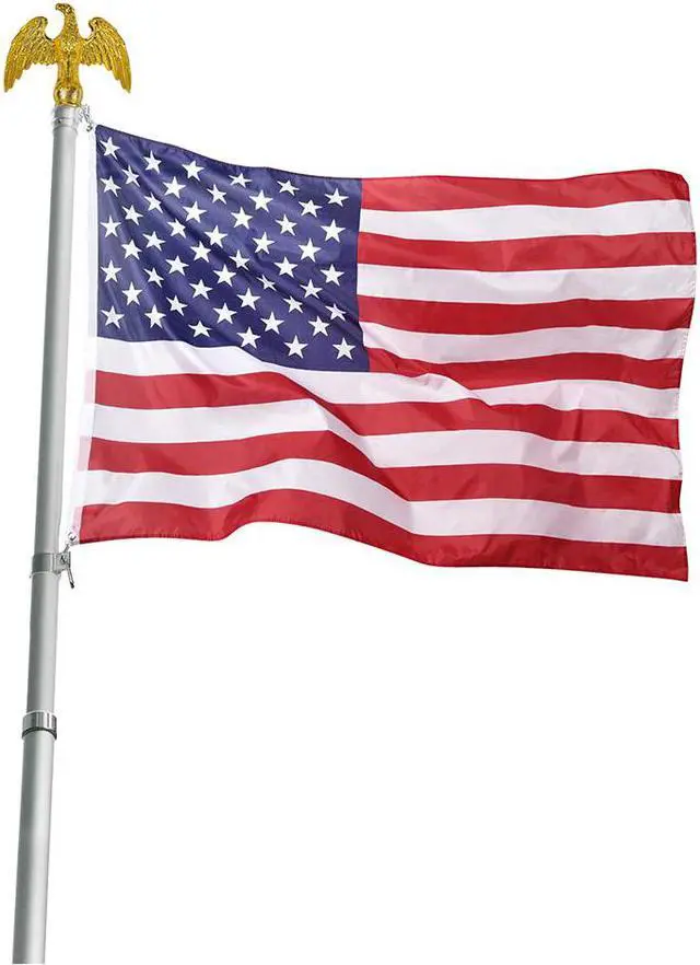 Alt view image 2 of 7 - Yescom 4x6 Ft US Flag Fade Resistance Bright Polyester Decoration Outdoor Club 10 Pack
