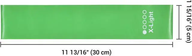 Alt view image 5 of 7 - Yescom 5 Pack Resistance Loop Bands Set Workout Fitness Latex Bands Gym Home Yoga 80Lbs