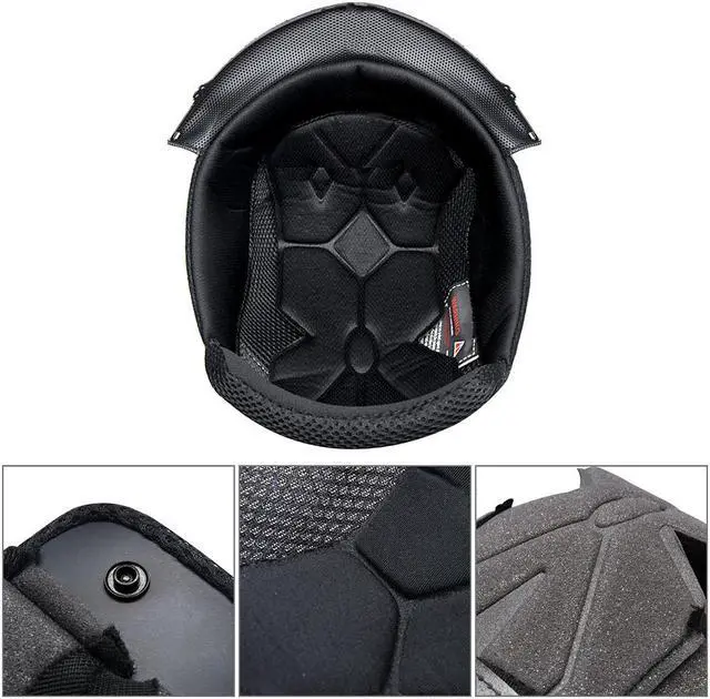 Alt view image 3 of 7 - AHR Replacement Top Liner and Cheek Pads Kit for H-VEN20 Size L