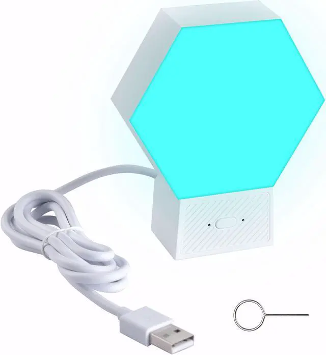 Main image of Yescom Hexagon Smart Light Modular LED Voice Music Control WIFI Dynamic Lamp Décor Gifts