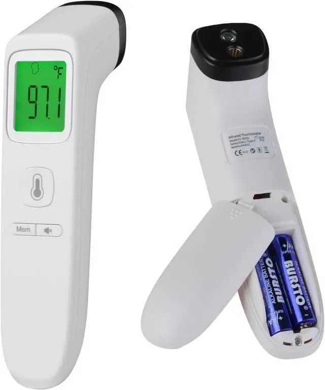 Alt view image 2 of 7 - Yescom Digital Infrared Thermometer No Contact Measuring Object Body Memory Function