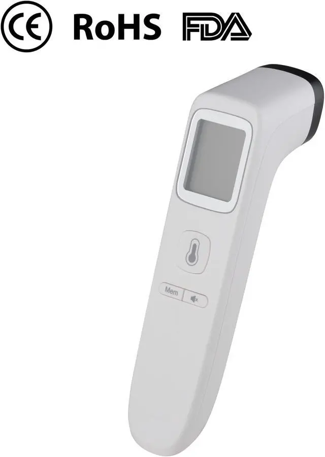 Alt view image 6 of 7 - Yescom Digital Infrared Thermometer No Contact Measuring Object Body Memory Function