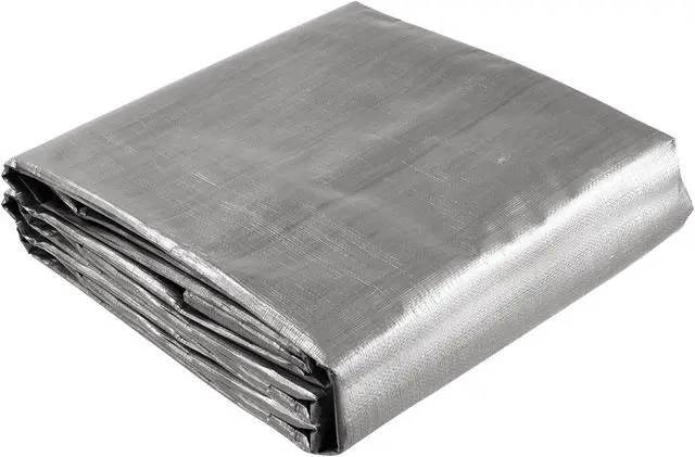 Alt view image 3 of 7 - 24x30ft Heavy Duty Reinforced Poly Tarp Multi Purpose Canopy Tent Cover Waterproof Tarpaulin Outdoor