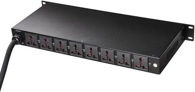 10 Outlets G-type Rack Mountable 30 Amp Power Conditioner with LED ...