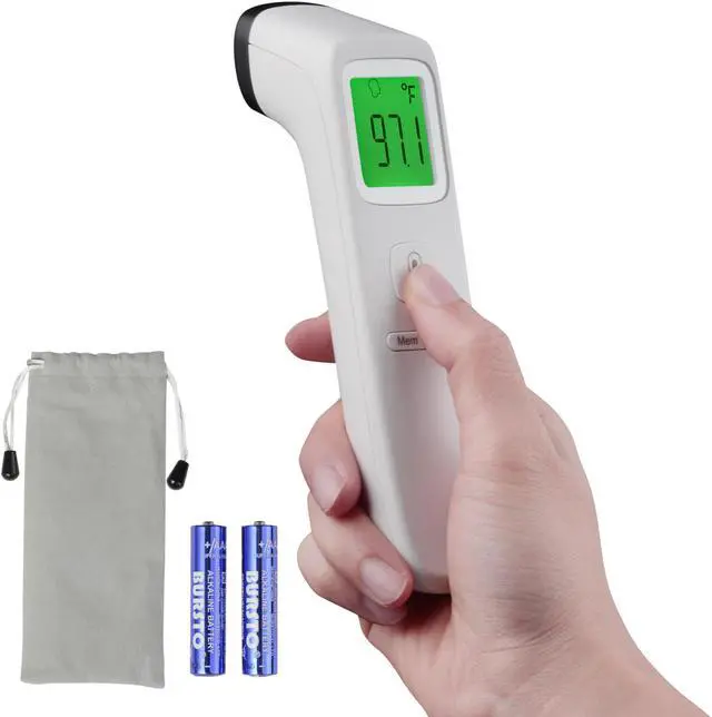 Alt view image 2 of 7 - Yescom No Contact Digital Infrared Thermometer Measuring Body Memory Function 2 Pack