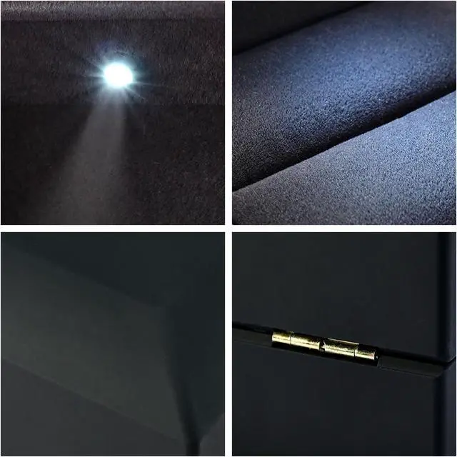 Alt view image 6 of 7 - Yescom LED Ring Box Jewelry Wedding Engagement Proposal Lighting Ear Ring Storage Case