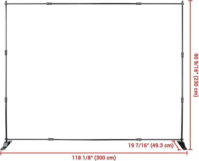 Alt view image 4 of 7 - Yescom InstaHibit 10x8 ft Banner Stand Adjustable Expanding Trade Show Display Backdrop