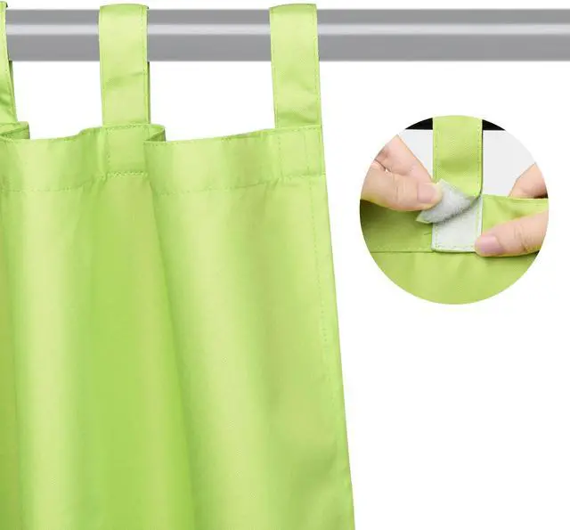 Alt view image 2 of 7 - Yescom 54"x96" Outdoor Curtain Tab Top Drape UV30+ Pergola Porch Pavilion 6 Pack