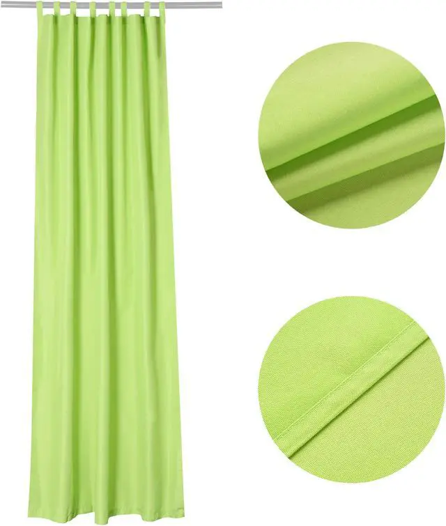 Alt view image 3 of 7 - Yescom 54"x96" Outdoor Curtain Tab Top Drape UV30+ Pergola Porch Pavilion 6 Pack