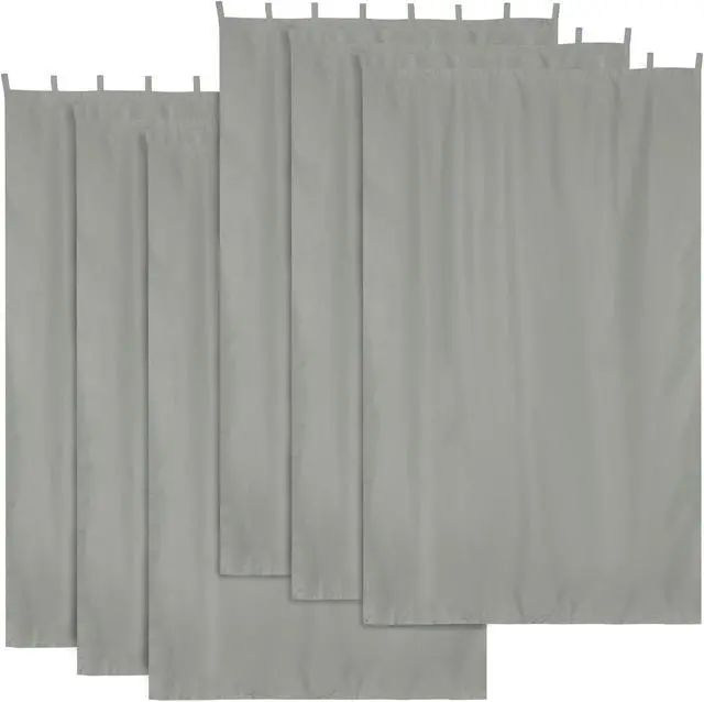 Main image of Yescom 54"x96" Outdoor Curtain Tab Top Drape UV30+ Pergola Porch Cabana Garden 6 Pack