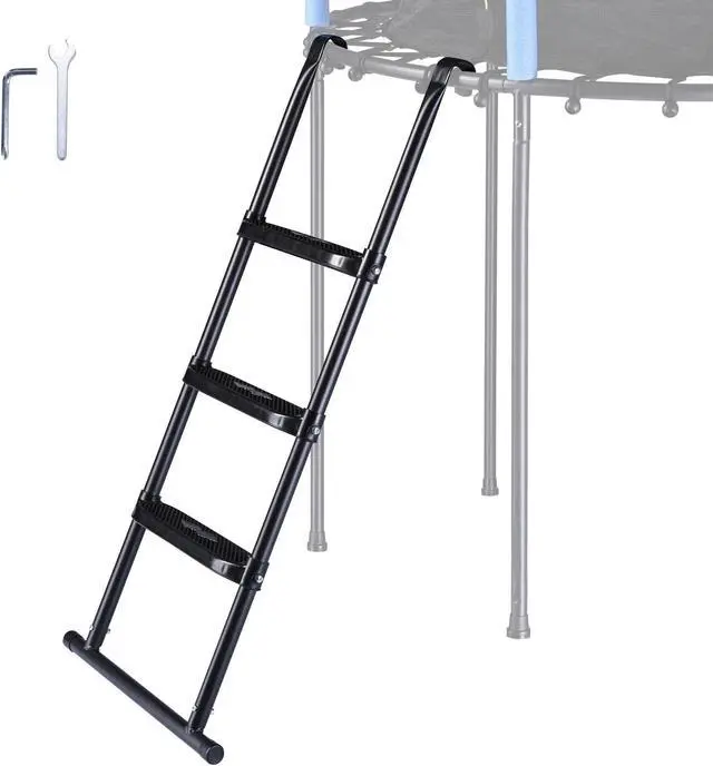 Main image of Yescom 43" Trampoline Ladder 3 Step Wide Anti Skid for Kid Outdoor 15 Ft Plus Bounce