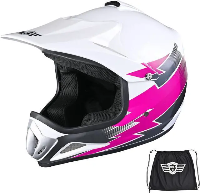 Alt view image 2 of 7 - AHR H-VEN12 Off Road Helmet DOT EPS Dirt Bike Motocross MX ATV for Youth Child