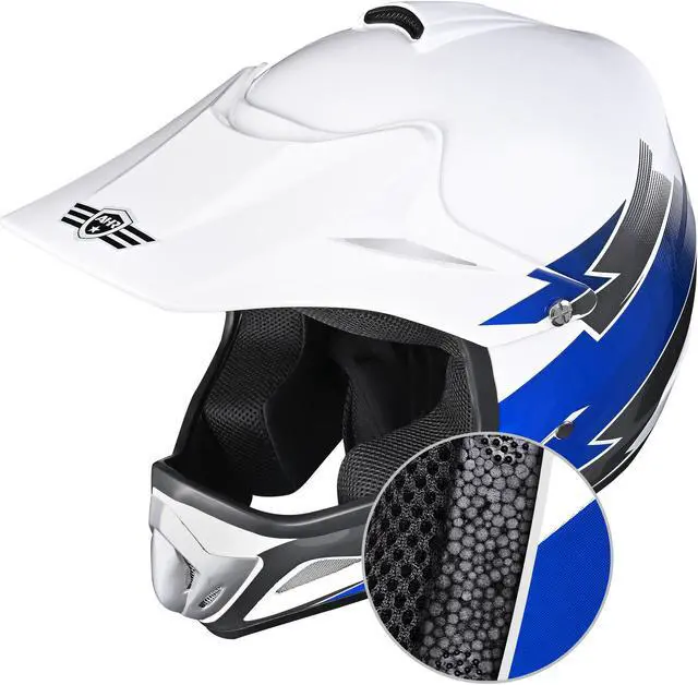 Alt view image 3 of 7 - AHR H-VEN12 Off Road Helmet DOT EPS Dirt Bike Motocross MX ATV UTV for Child