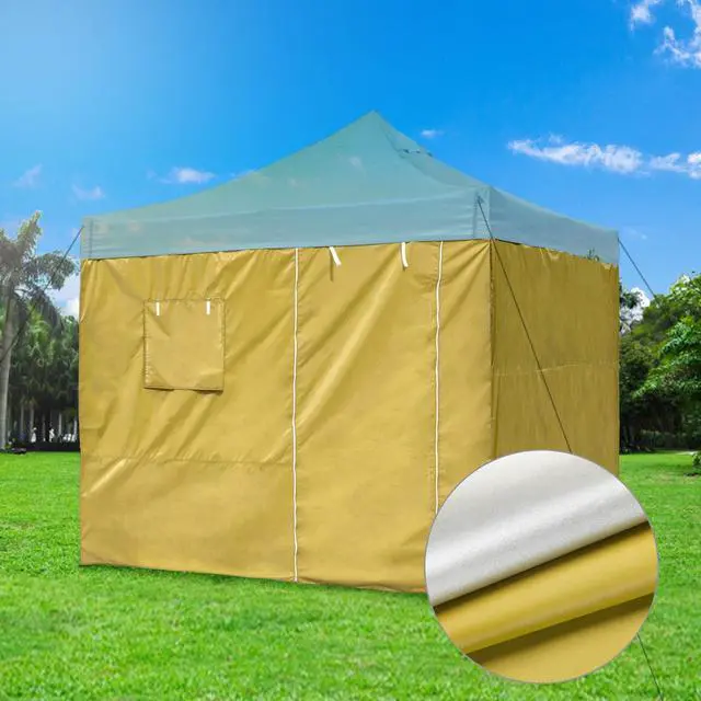 Alt view image 5 of 7 - InstaHibit 10x6.5 Ft Pop up Canopy Sidewall Kit Door Window Privacy 4 Pieces