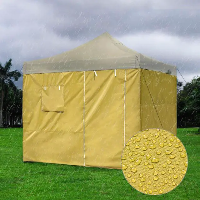 Alt view image 6 of 7 - InstaHibit 10x6.5 Ft Pop up Canopy Sidewall Kit Door Window Privacy 4 Pieces