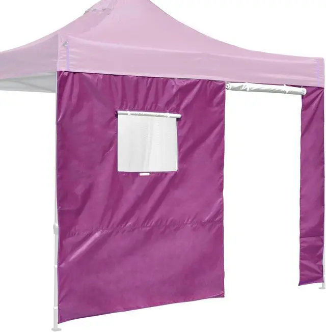 Alt view image 4 of 7 - InstaHibit Sidewall Window Door UV50+ Fit 10x10Ft Pop up Tent 1 Piece Backyard