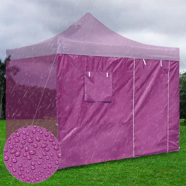 Alt view image 6 of 7 - InstaHibit Sidewall Window Door UV50+ Fit 10x10Ft Pop up Tent 1 Piece Backyard