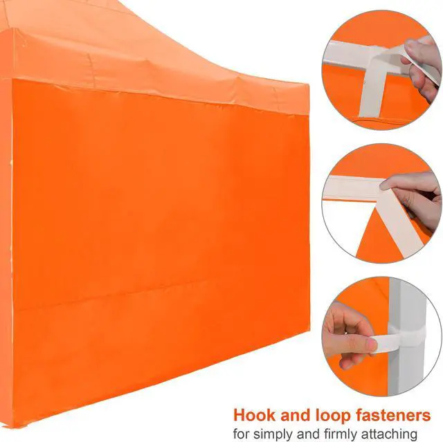 Alt view image 3 of 7 - InstaHibit 1 Pack Side Wall for 10x15 Ft EZ Pop Up Canopy Tent UV50+ Garden Sun