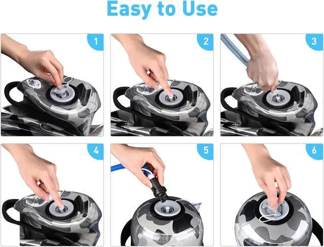 Alt view image 4 of 7 - Yescom Foldable Aqua Bag Adjustable Water Weight Portable Home Gym Fitness Crossfit