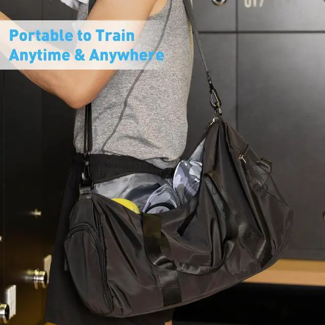 Alt view image 6 of 7 - Yescom Foldable Aqua Bag Adjustable Water Weight Portable Home Gym Fitness Crossfit