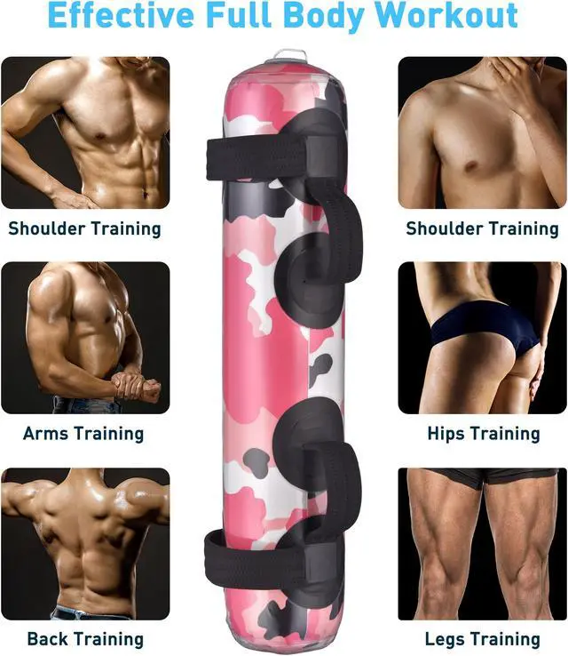 Alt view image 5 of 7 - Yescom Foldable Aqua Bag Adjustable Water Weight Portable Home Gym Strength Training