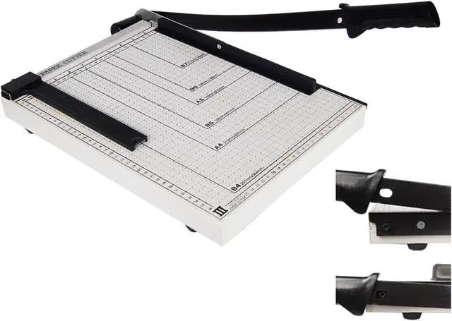 Main image of 15" Cut Length B4 Paper Cutter Guillotine 12 Sheet Cutting Machine Photo Trimmer