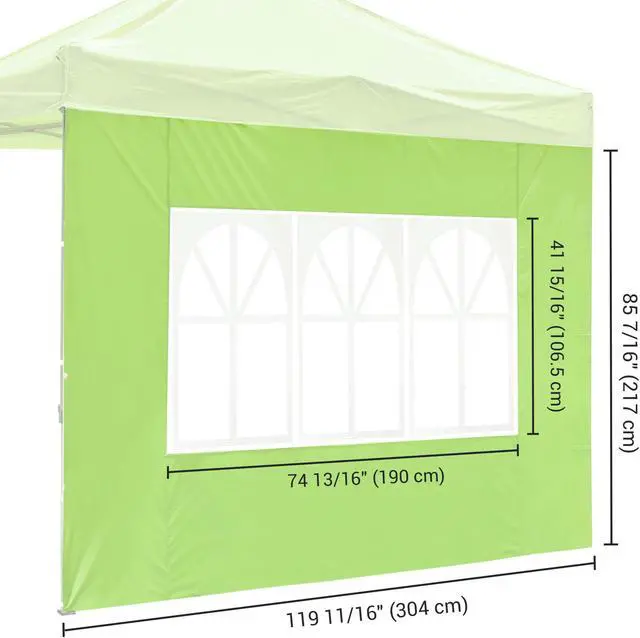 Alt view image 7 of 7 - InstaHibit Privacy Window Sidewall UV30+ Fits 10x10ft Canopy Camping 1 Piece