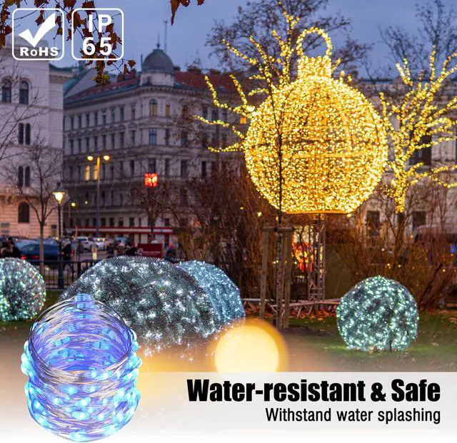 Alt view image 5 of 7 - 33 Ft Fairy String Lights USB Copper Wire Bluetooth APP Remote Party Wedding