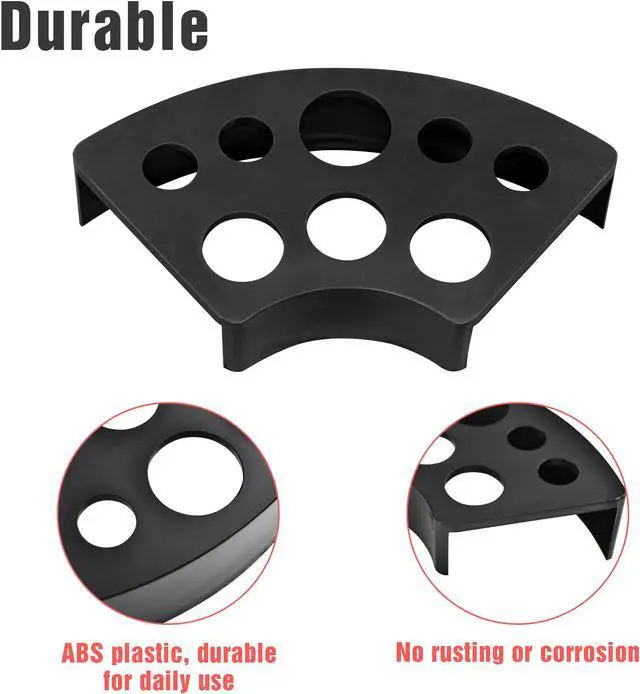 Alt view image 4 of 7 - Tattoo Pigment Ink Cup Holder Stand 8 Holes Plastic for Tattoo Machine 2 Pack