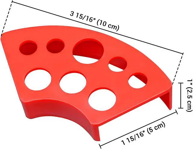 Alt view image 7 of 7 - Tattoo Pigment Ink Cup Holder Stand 8 Holes Plastic for Tattoo Machine 2 Pack