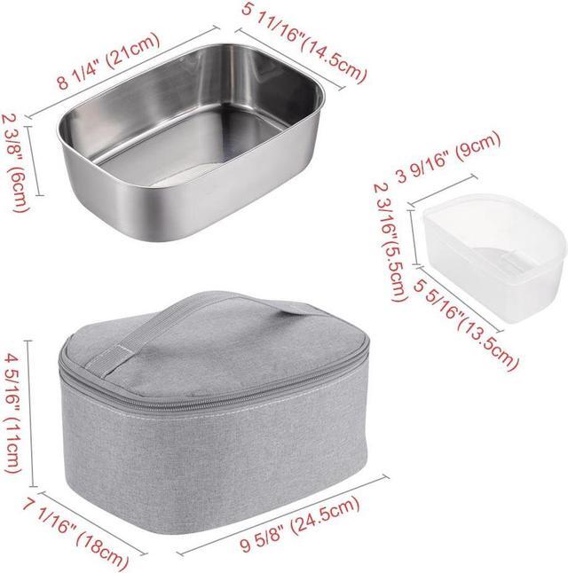 Alt view image 6 of 7 - 1.5L Portable Electric Heating Lunch Box Food Storage Box with Removable Container