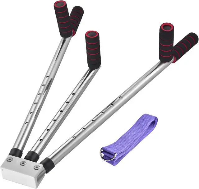 Alt view image 2 of 7 - Yescom 3 Bar Leg Stretcher Split Stretching Machine Flexibility Training Home Gym Yoga
