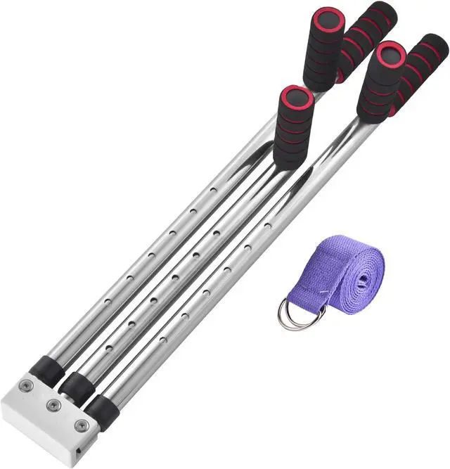 Alt view image 3 of 7 - Yescom 3 Bar Leg Stretcher Split Stretching Machine Flexibility Training Home Gym Yoga