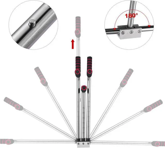 Alt view image 4 of 7 - Yescom 3 Bar Leg Stretcher Split Stretching Machine Flexibility Training Home Gym Yoga