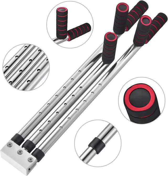 Alt view image 6 of 7 - Yescom 3 Bar Leg Stretcher Split Stretching Machine Flexibility Training Home Gym Yoga