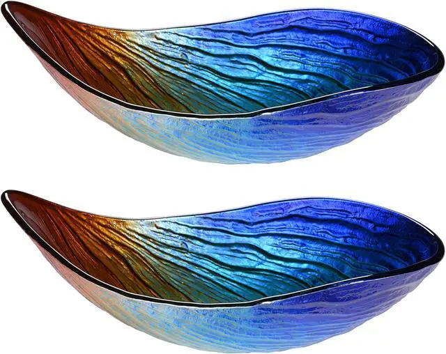 Alt view image 2 of 7 - Aquaterior Waterdrop Shape Tempered Glass Sink Counter Top Bathroom Basin 2 Pack