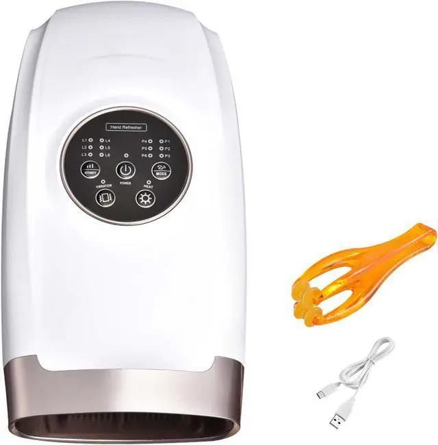 Main image of Hand Massager Air Compression Vibration Palm Wrist Heat 6 Modes & Intensities