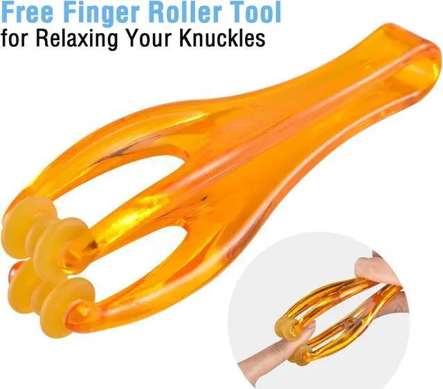 Alt view image 7 of 7 - Hand Massager Air Compression Vibration Palm Wrist Heat 6 Modes & Intensities