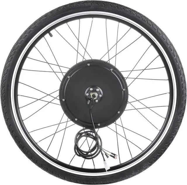 Alt view image 2 of 7 - Yescom Electric Bicycle Motor Kit 48V 1000W 26"  Front Wheel E-Bike Conversion Kit w/ Dual Mode Controller