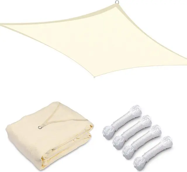Main image of Yescom 13x10 Ft 97% UV Block Rectangle Sun Shade Sail HDPE Canopy Cover Net Lawn Pool