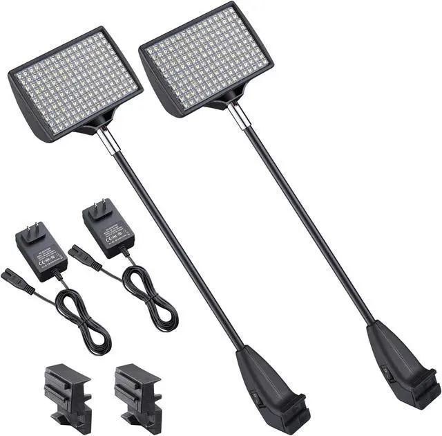 Main image of 12W LED Trade Show Light 6500K Popup Booth Exhibit Back Drop Lighting 2 Pack