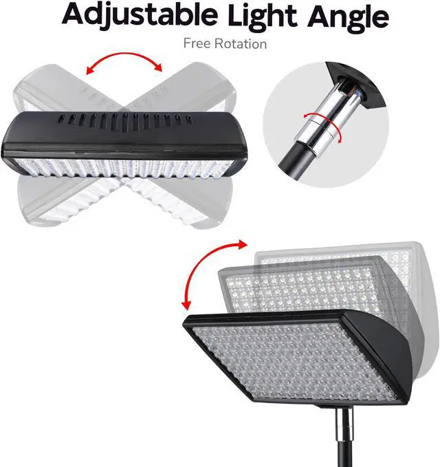 Alt view image 3 of 7 - 12W LED Trade Show Light 6500K Popup Booth Exhibit Back Drop Lighting 4 Pack