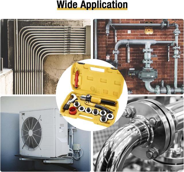 Alt view image 6 of 7 - Hydraulic Tube Expander Swaging 7 Lever Expander Tools Kit HVAC Tool w/ Case
