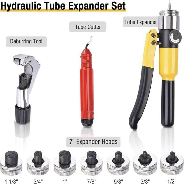 Alt view image 3 of 7 - Hydraulic Tube Expander Swaging 7 Lever Expander Tools Kit HVAC Tool w/ Case