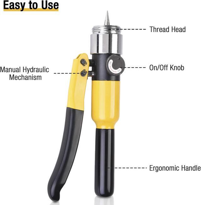 Alt view image 2 of 7 - Hydraulic Tube Expander Swaging 7 Lever Expander Tools Kit HVAC Tool w/ Case