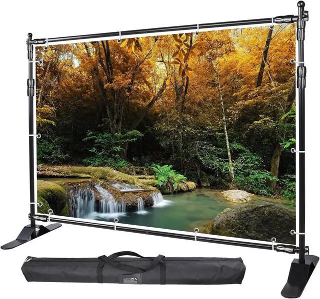 Alt view image 7 of 7 - Yescom InstaHibit 10x8 ft Banner Stand Adjustable Expanding Trade Show Display Backdrop