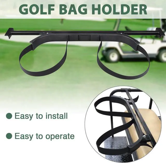 Alt view image 3 of 7 - Yescom Golf Bag Holder Bracket Attachment Universal Cart Rear Seat for EZGO Club Car